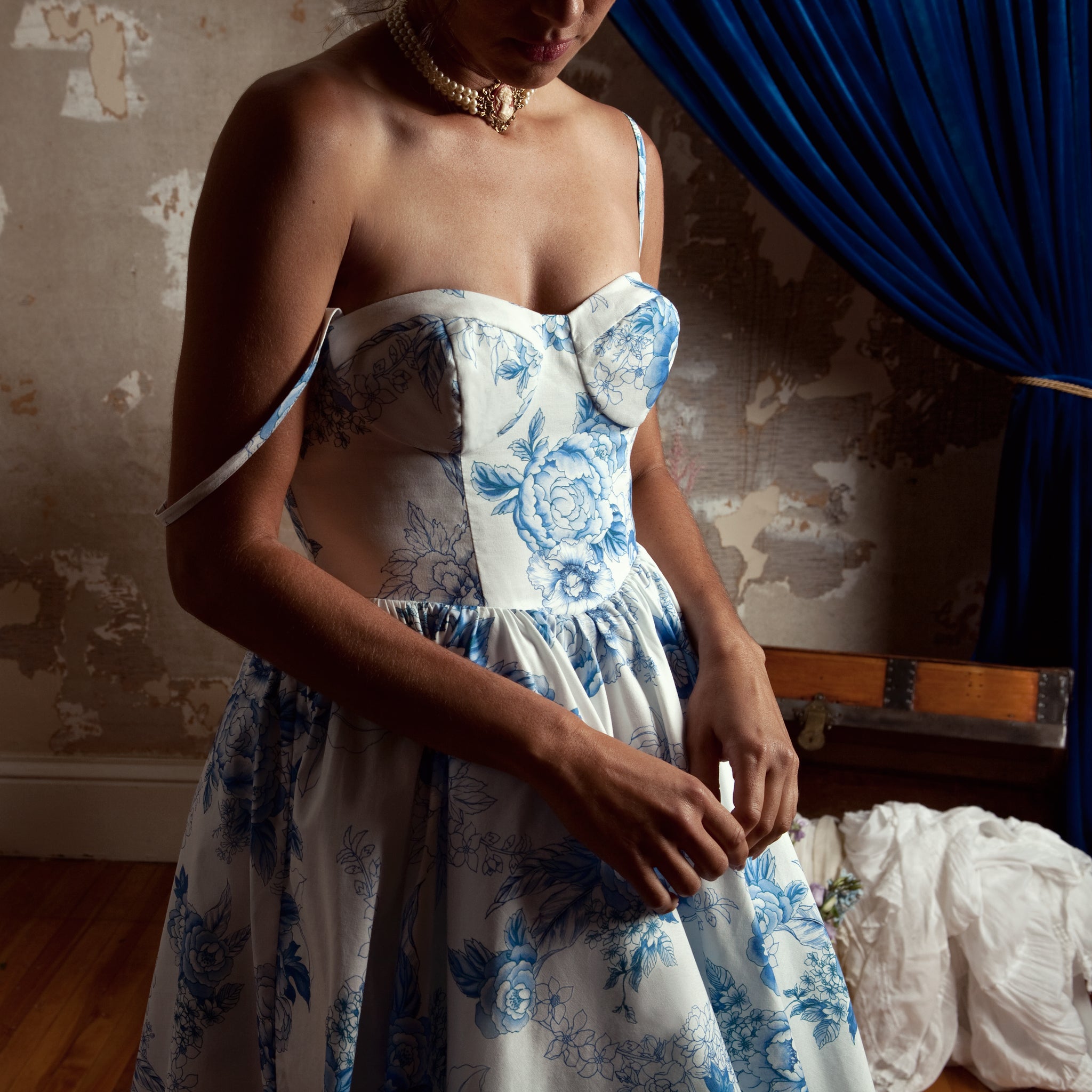 Mirth Women's Blue Mini Dress